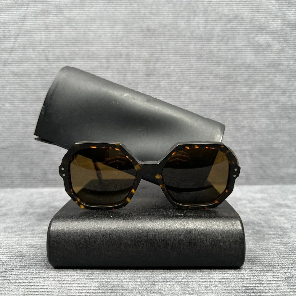 Oliver Goldsmith London Manhattan 1964 Sunglasses Matte Speckled Tortoise Italy